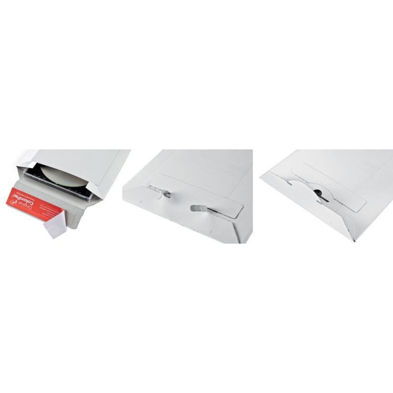 ColomPac verzendenvelope A4+, wit volledig karton, zelfklevend hersluitbaar, 100 stuks